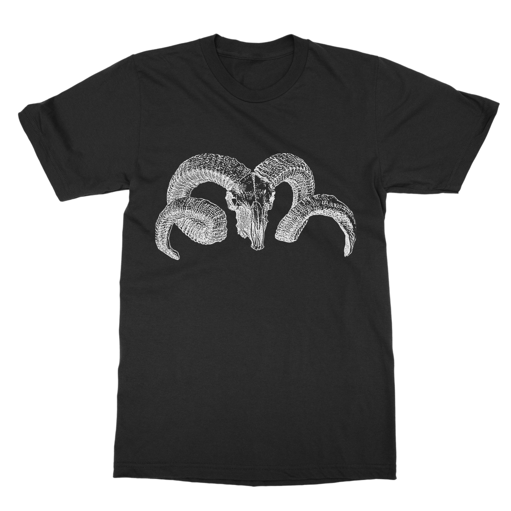 Ram Skull Casual T-Shirt - Trendway