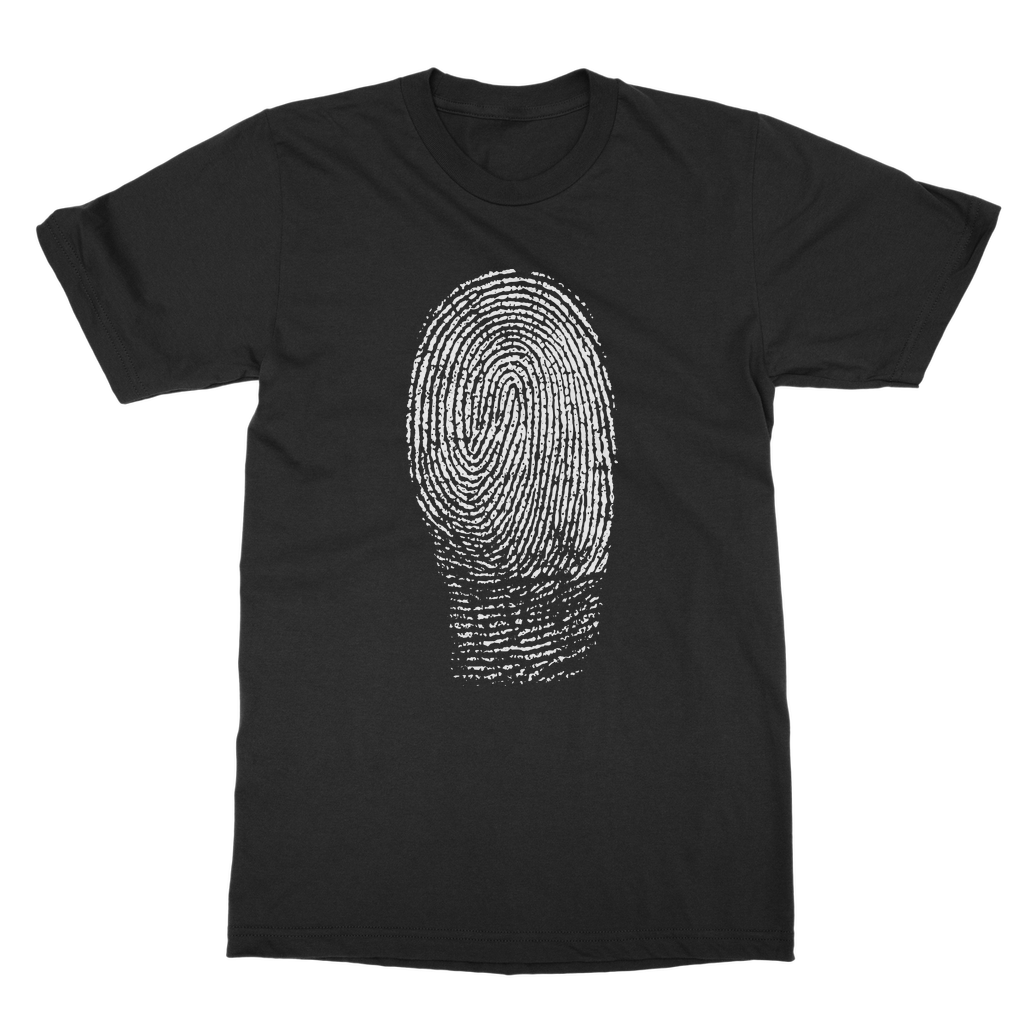 Finger Print Casual T-Shirt