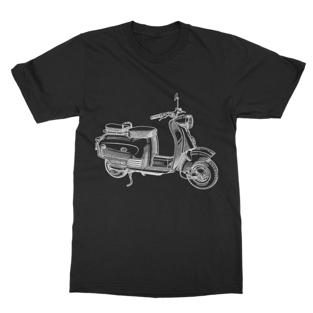 Vespa Scooter Casual T-Shirt - Trendway