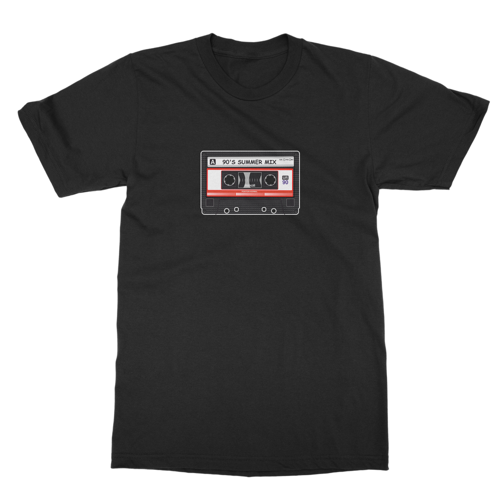 90's Summer Mix Vintage Cassette Casual T-Shirt