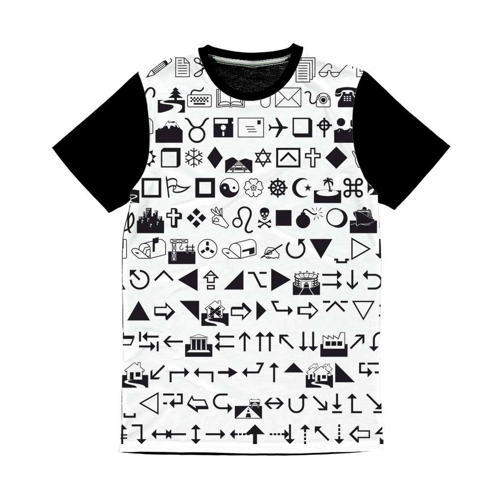 Wingdings Classic Sublimation Panel T-Shirt