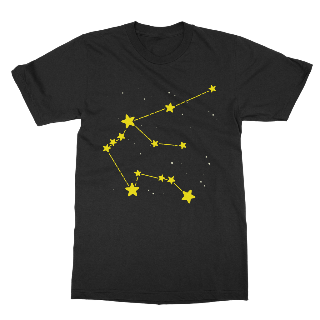 Aquarius Zodiac Stars Casual T-Shirt