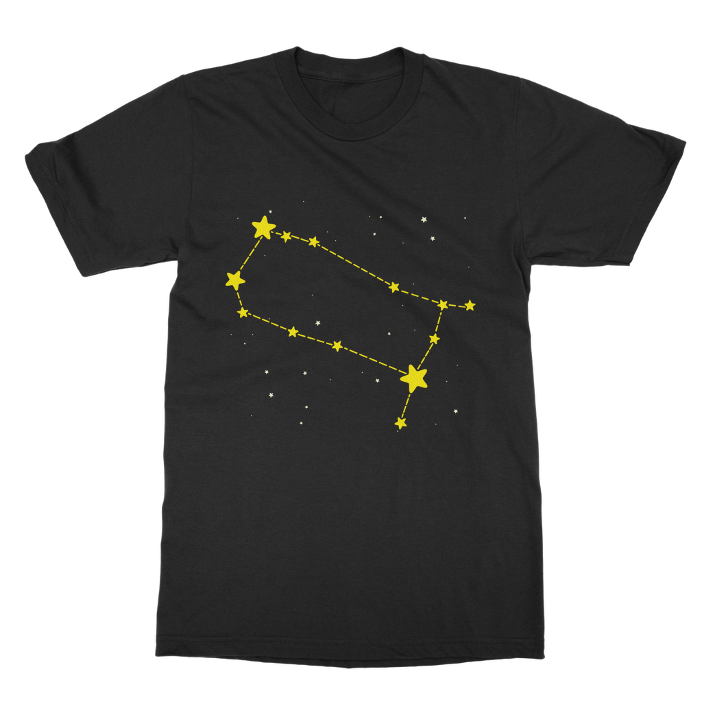 Gemini Zodiac Stars Casual T-Shirt