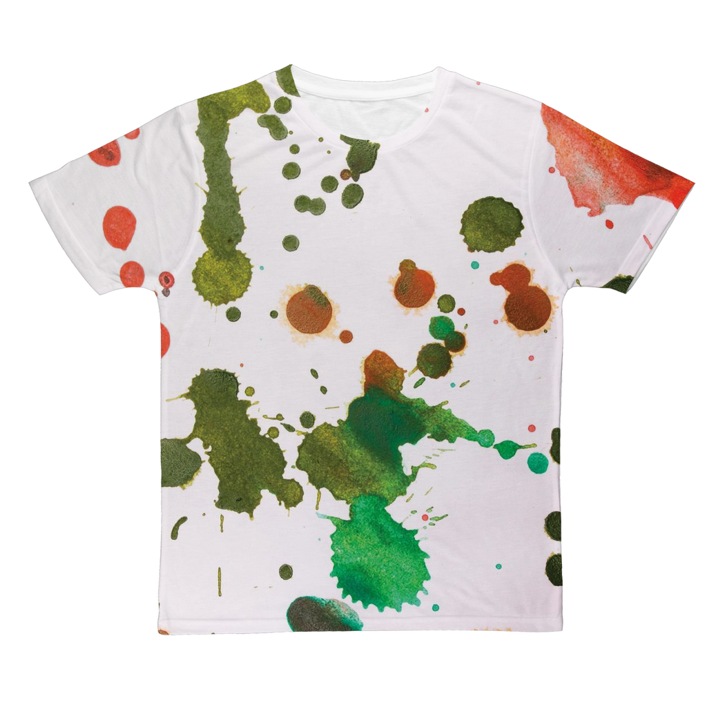 Colour Drops Classic Sublimation Adult T-Shirt