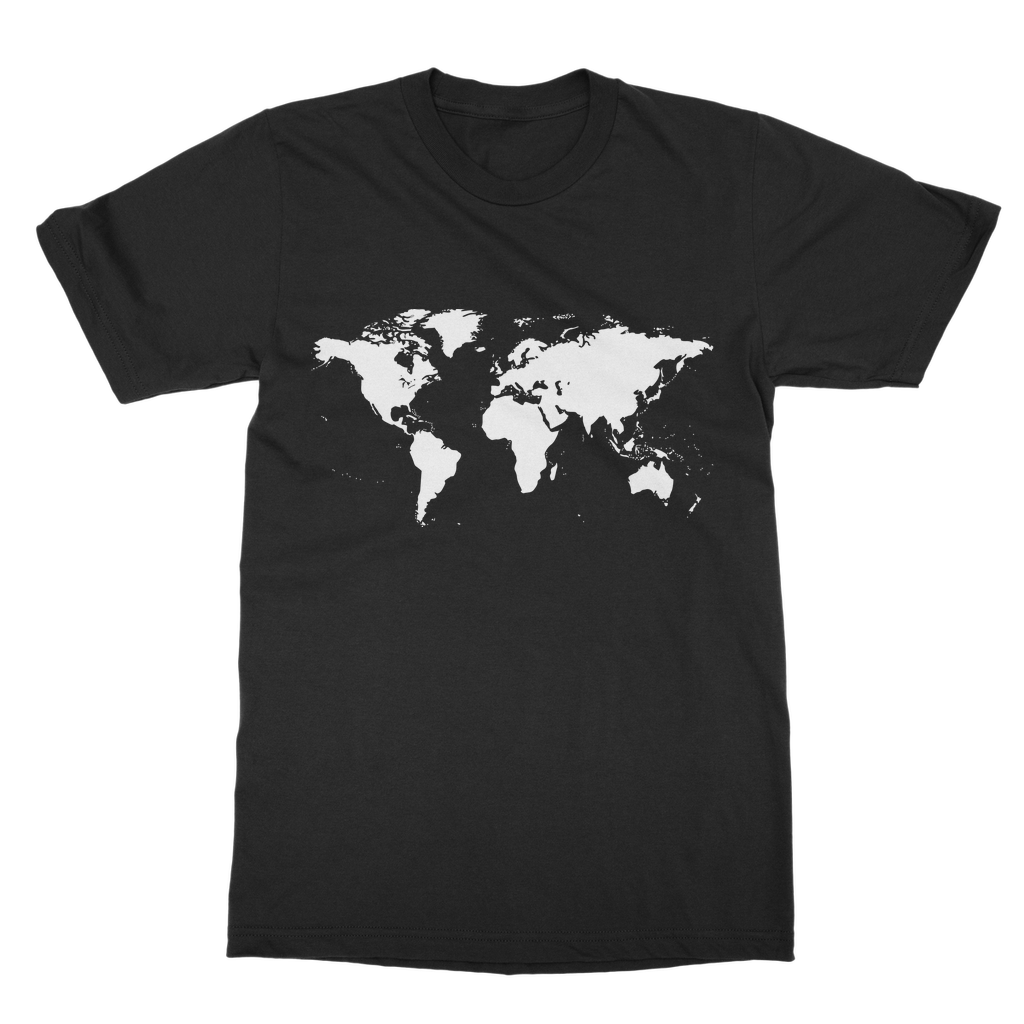 World Map Casual T-Shirt