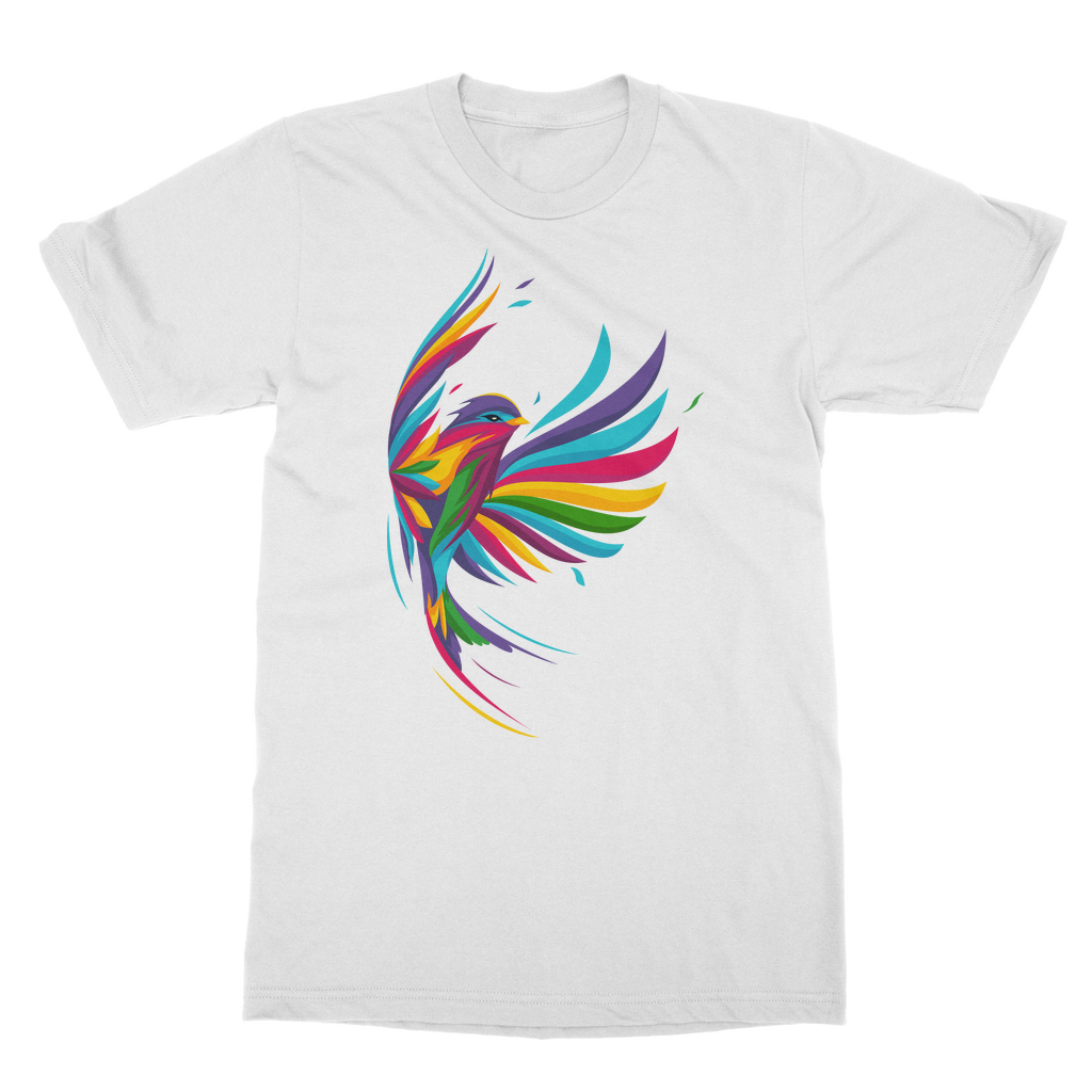 Colourful Bird Casual T-Shirt - Trendway