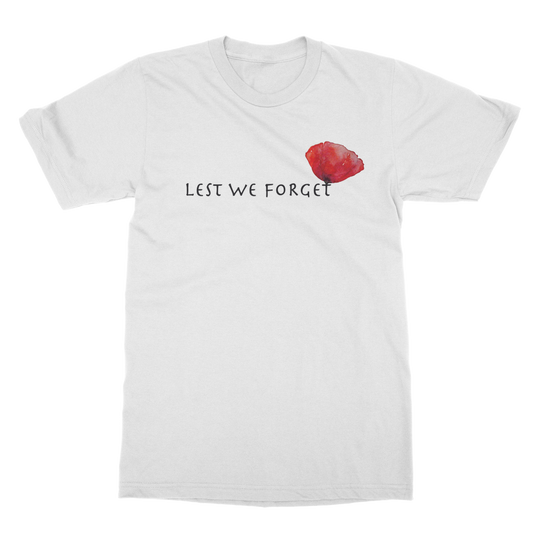 Lest We Forget Remembrance Day T-Shirt (S–5XL)