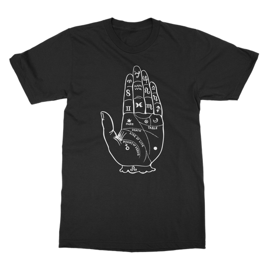 Palm Reading Casual T-Shirt - Trendway