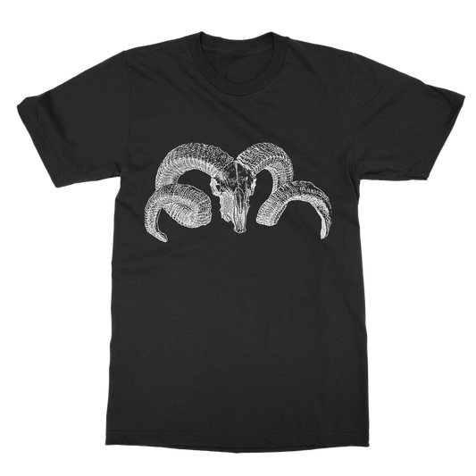 Ram Skull Casual T-Shirt - Trendway