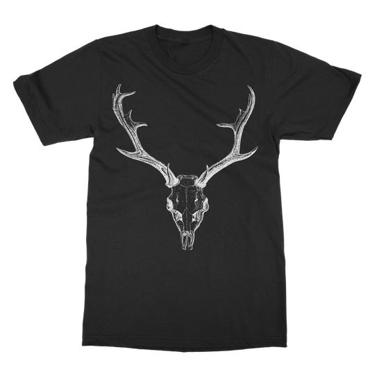 Deer Skull Casual T-Shirt - Trendway