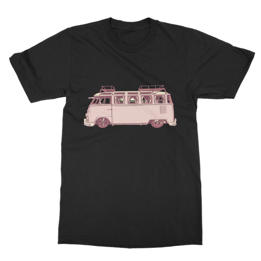 Hippie Camper Casual T-Shirt - Trendway