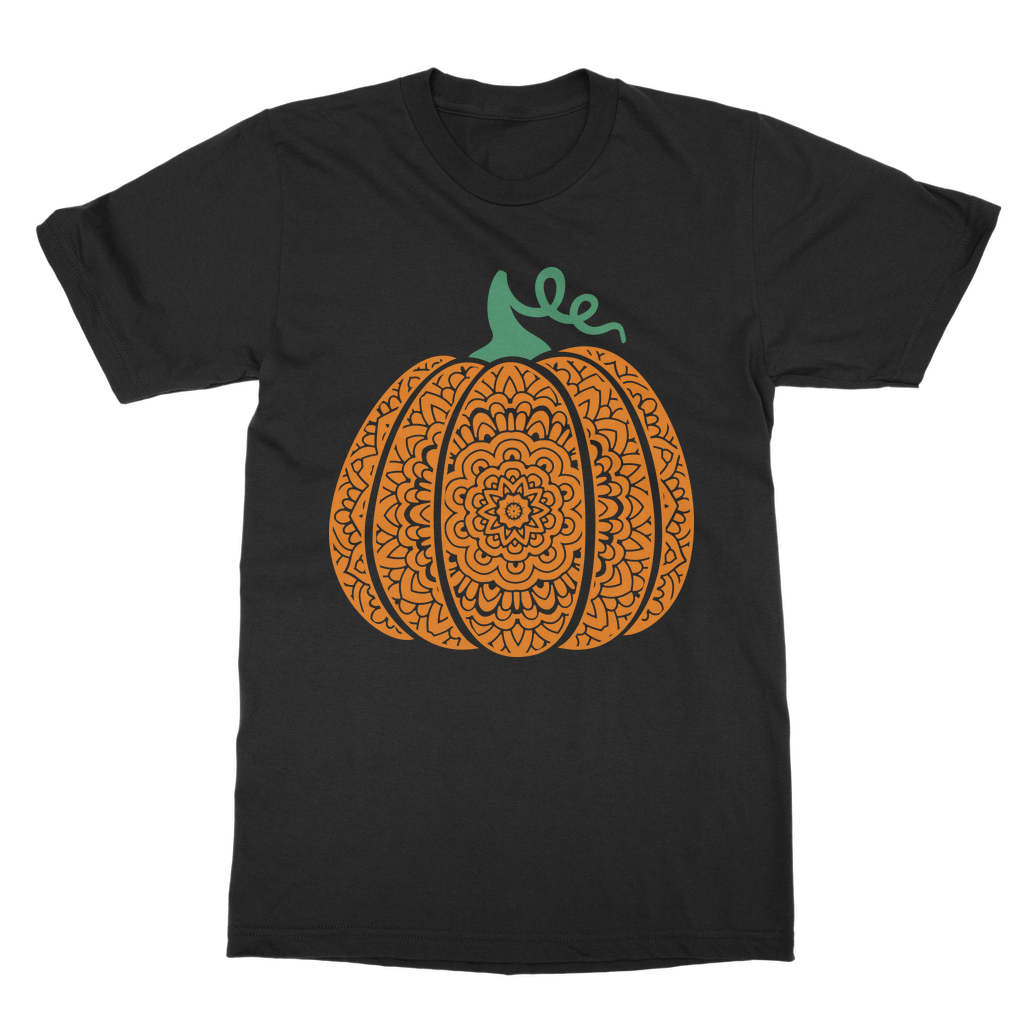 Mandala Pumpkin Casual T-Shirt
