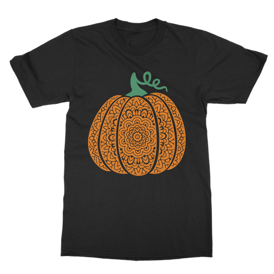 Mandala Pumpkin Casual T-Shirt