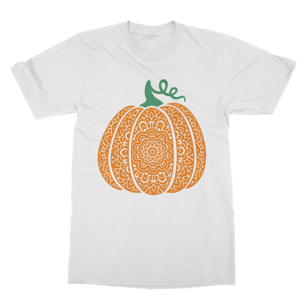Mandala Pumpkin Casual T-Shirt