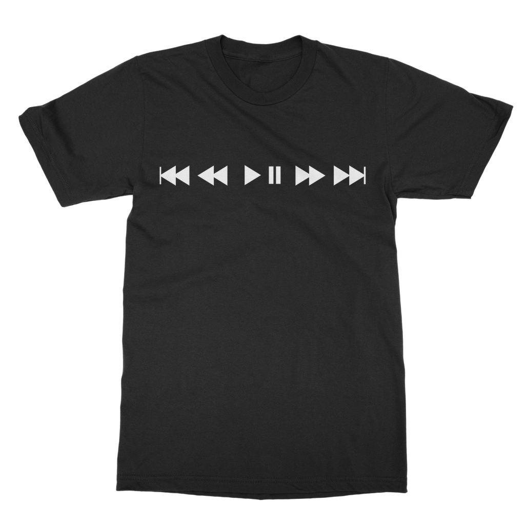 Music Play Buttons Casual T-Shirt