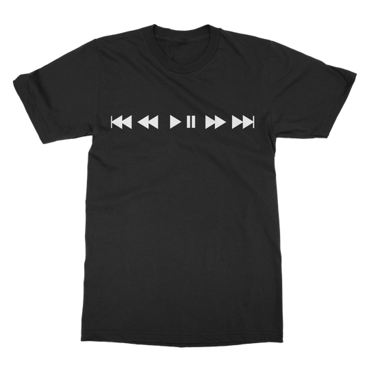 Music Play Buttons Casual T-Shirt