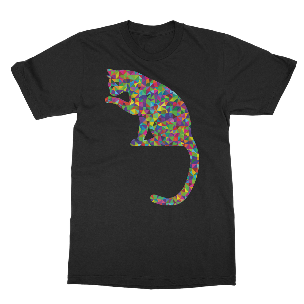 Colourful Cat Casual T-Shirt