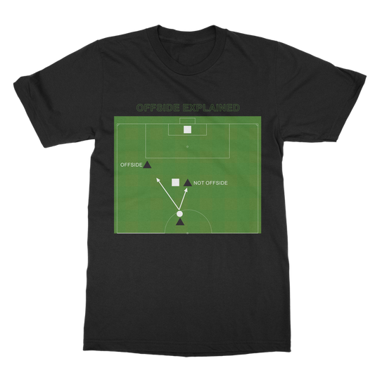 How does Offsides Work Football Fans Casual Adult T-Shirt