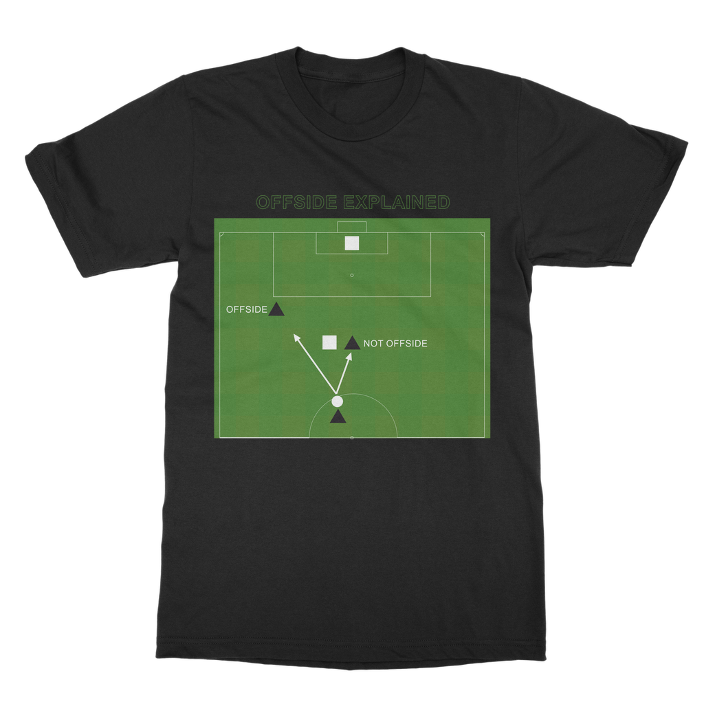 How does Offsides Work Football Fans Casual Adult T-Shirt