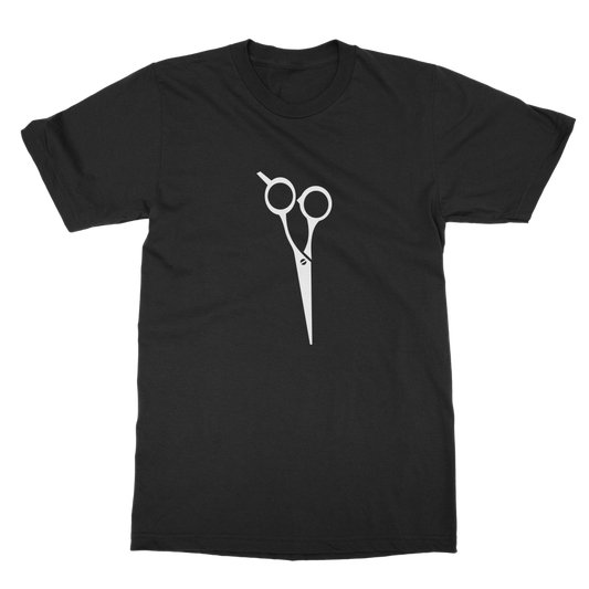 Barber Scissors Casual T-Shirt - Trendway