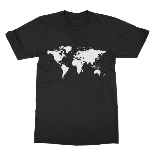 World Map Casual T-Shirt