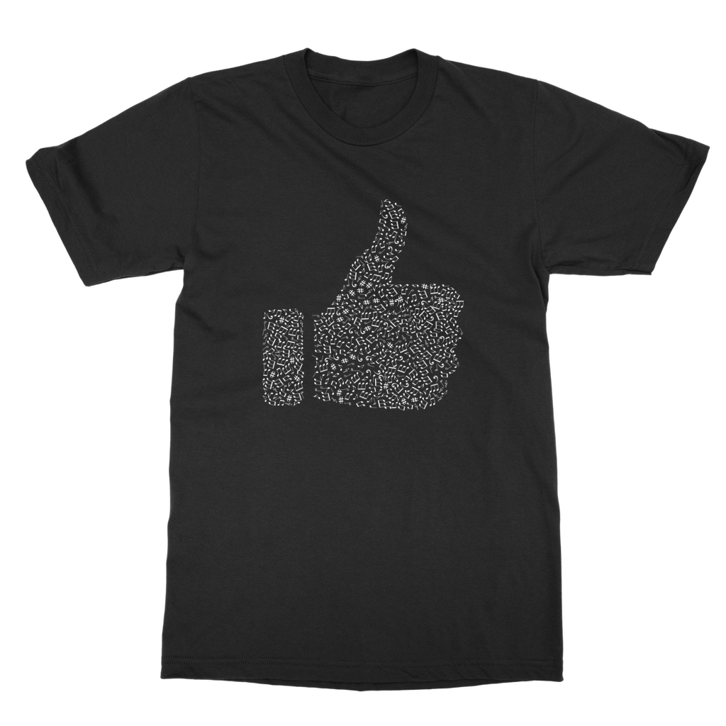 Thumbs Up Music Casual T-Shirt