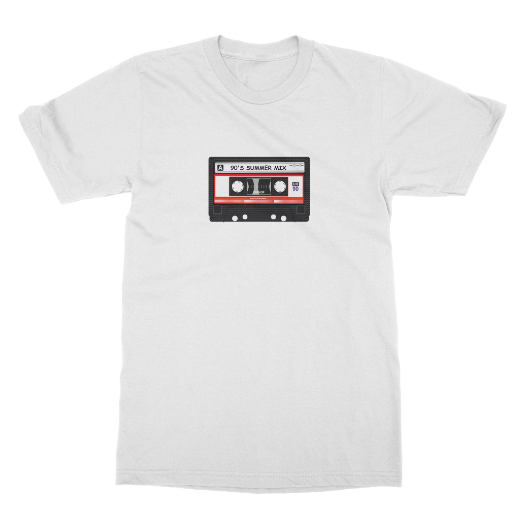 90's Summer Mix Vintage Cassette Casual T-Shirt