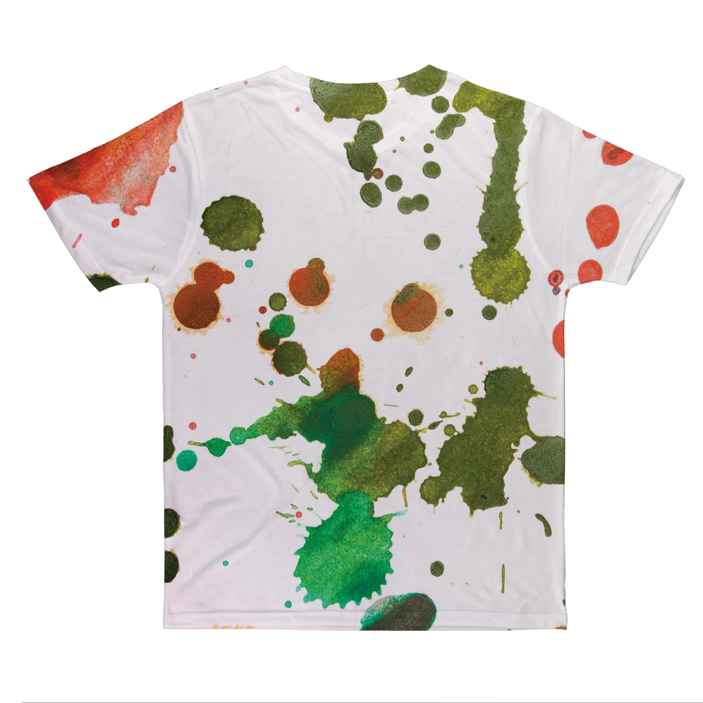 Colour Drops Classic Sublimation Adult T-Shirt
