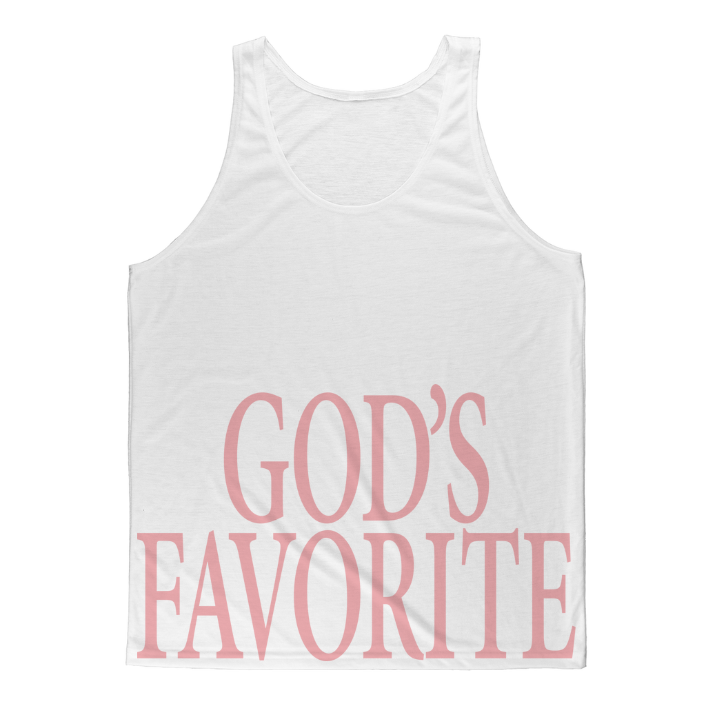 God's Favorite Classic Sublimation Adult Tank Top