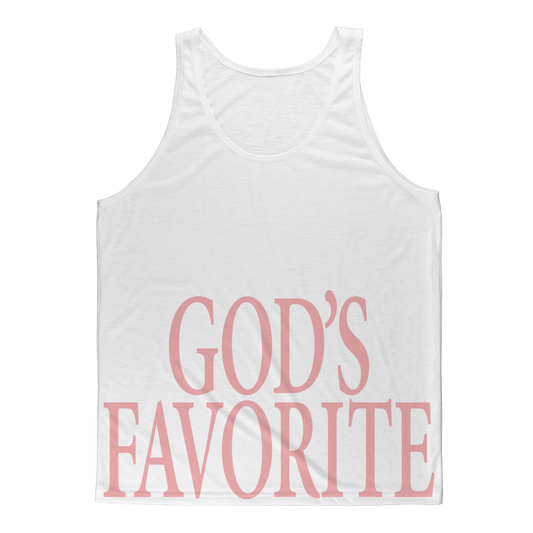 God's Favorite Classic Sublimation Adult Tank Top