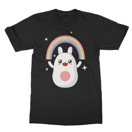 Rainbow Bunny Casual T-Shirt